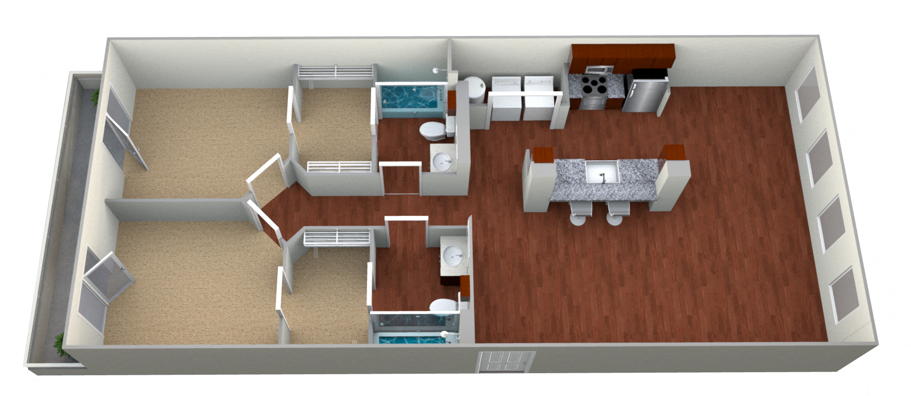 Suite A Floorplan